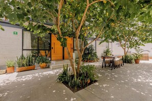 Terrace/patio - COMPLEJO GARCIA · Apartment Complex with Greenery Steps to Zocalo (Oaxaca)