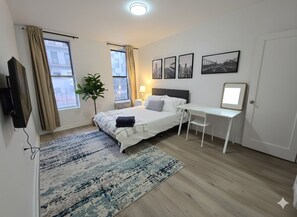 2 habitaciones, tabla de planchar con plancha y wifi 