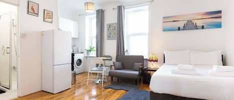 1 Schlafzimmer, Bügeleisen/Bügelbrett, Internetzugang, Bettwäsche