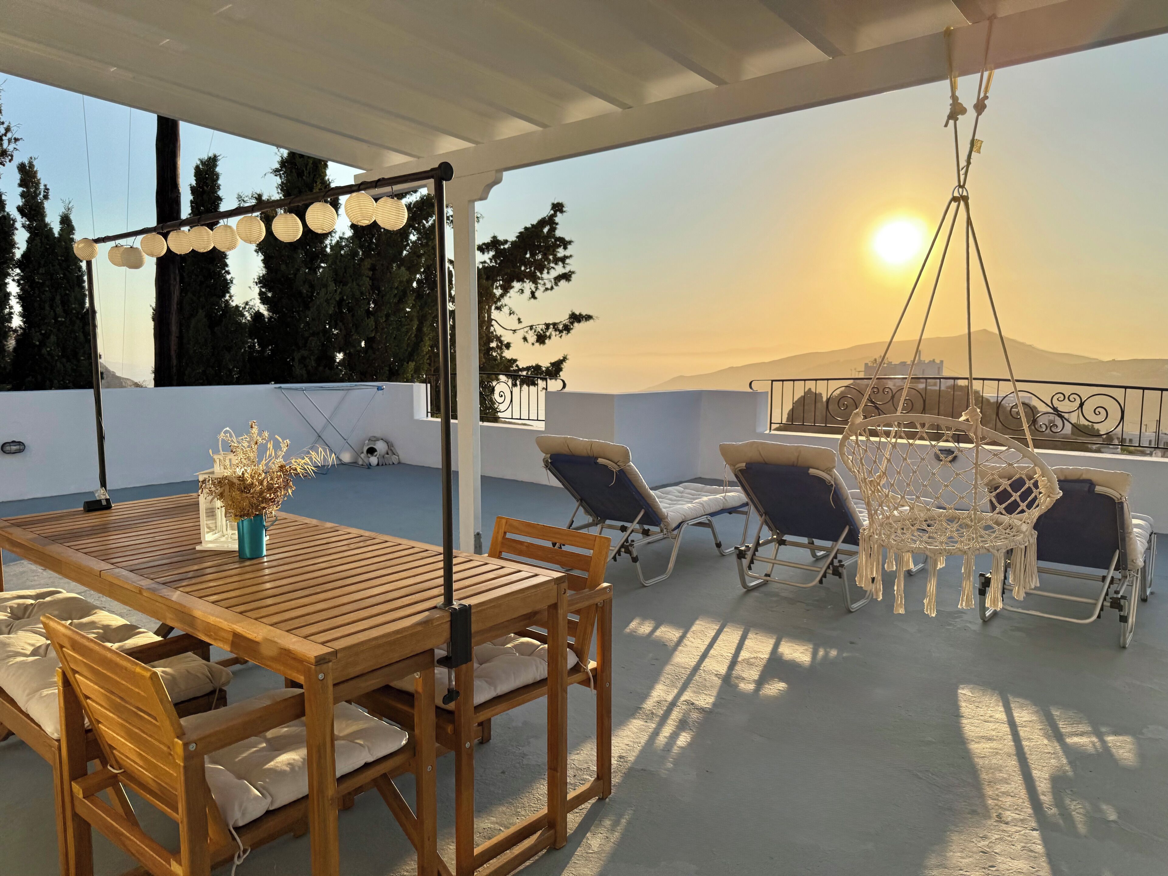 Deluxe Apartment, Kitchen, Sea View | Terrace/patio