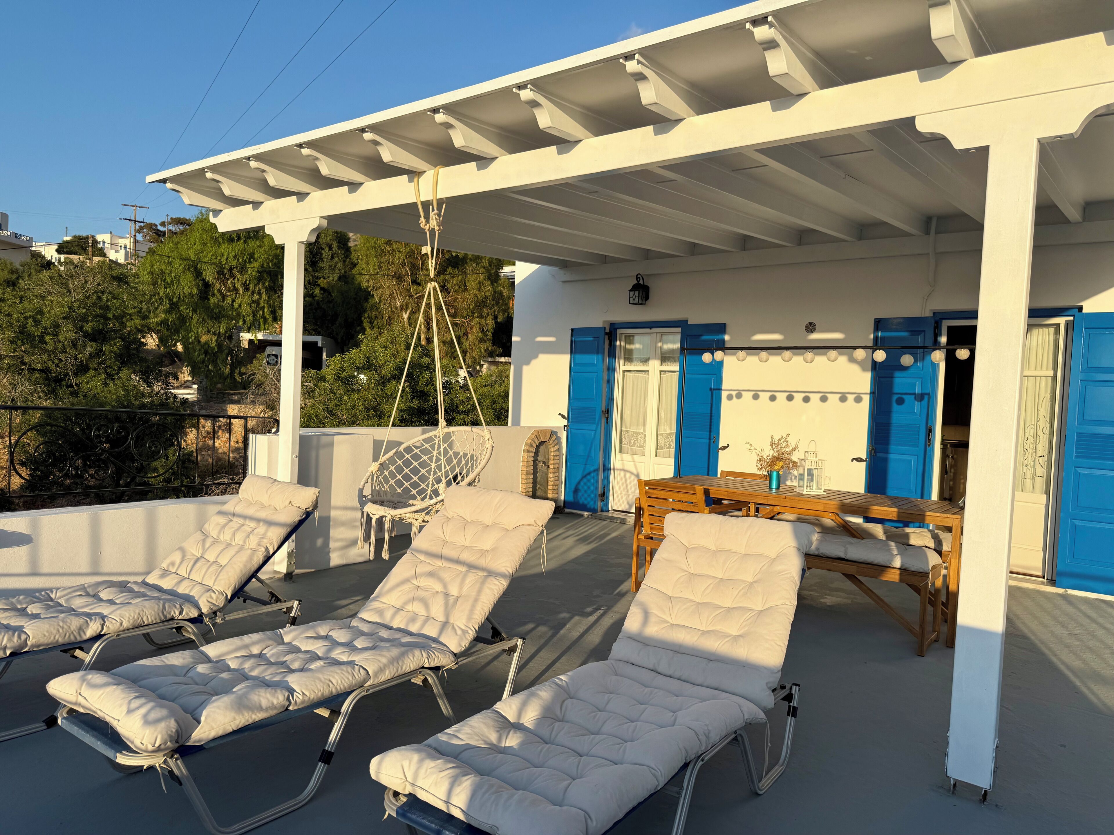 Deluxe Apartment, Kitchen, Sea View | Terrace/patio