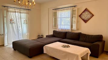 Luxury-Haus, 3 Schlafzimmer, Küche, Meerblick | Wohnbereich