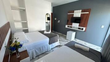 Deluxe Triple Room, Balcony, Garden View