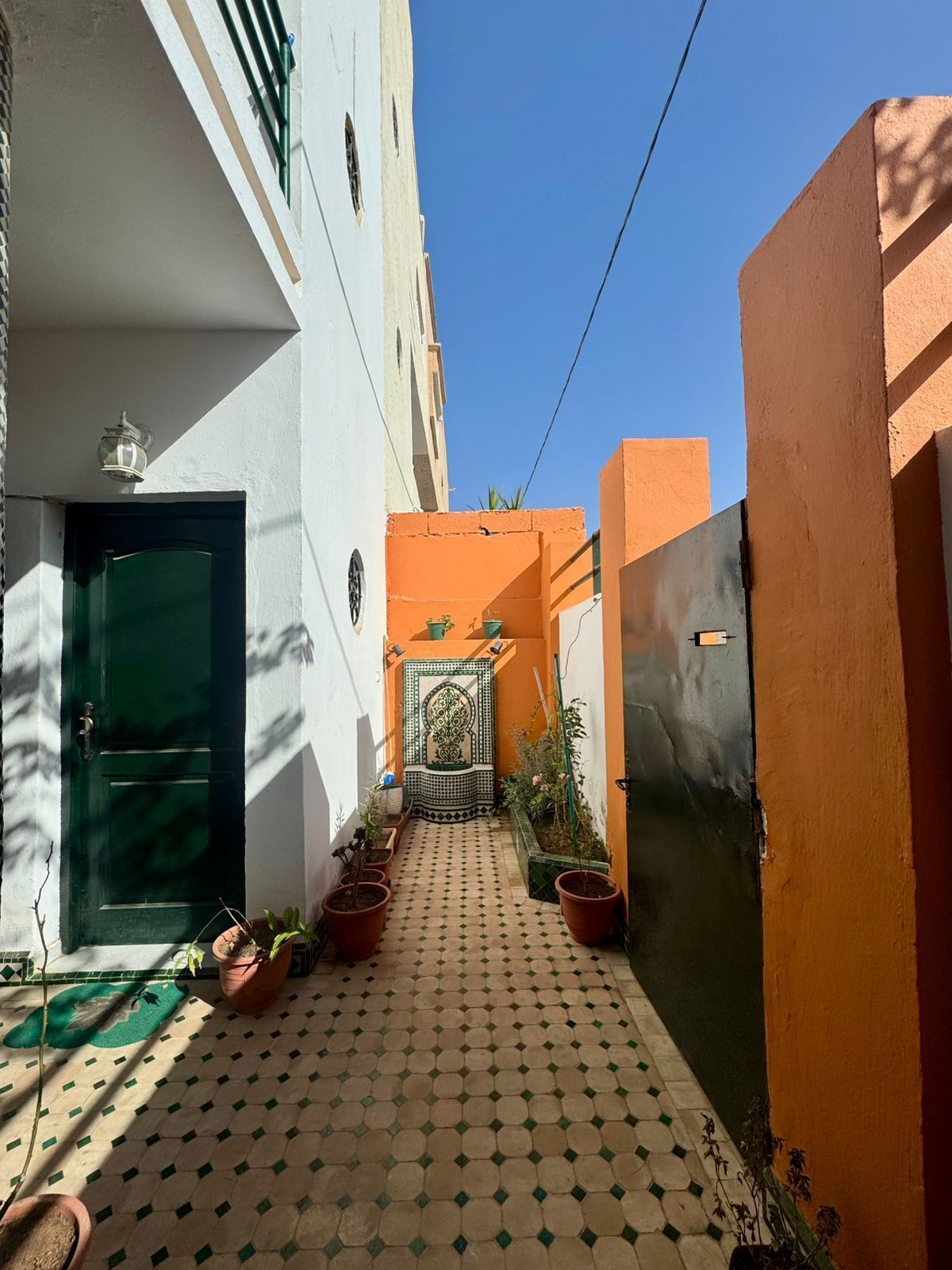 Enceinte de l’hébergement