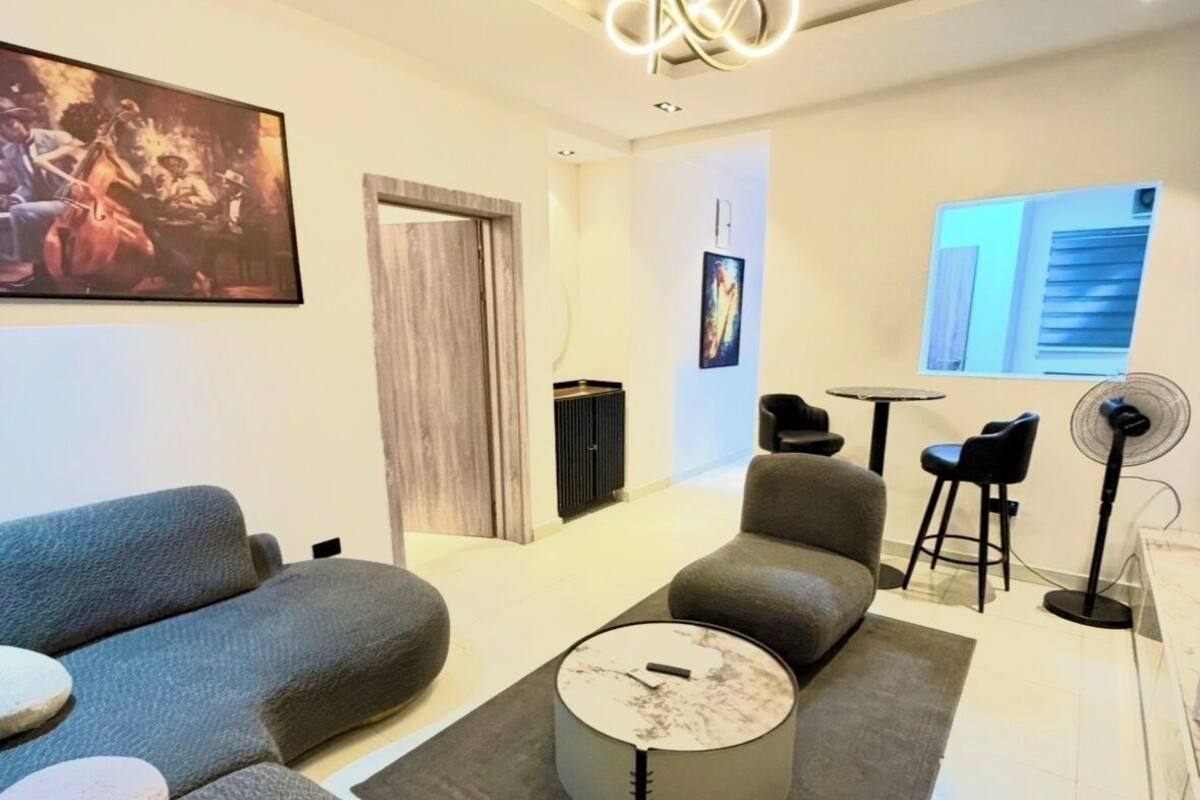 Luxury Apartment, 1 Bedroom, Park View | Living area