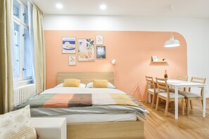 1 Schlafzimmer, Internetzugang, Bettwäsche