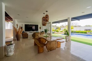 Outdoor dining - Villa Sandra - Villa for 12 people - 6 bedrooms Cartagena (Cartagena Province)