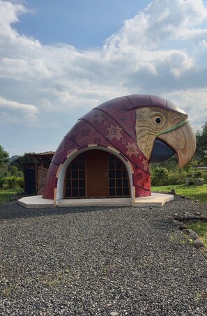 Luksus-hytte - bjergudsigt | Udendørsområde