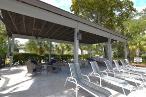 Terrace/patio - Family Hilton Head Getaway, Pool, Beach Access, Sleeps 6 (Hilton Head Island)