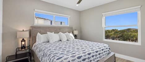 1 bedroom, travel crib, WiFi, bed sheets