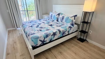2 bedrooms, iron/ironing board, travel crib, WiFi