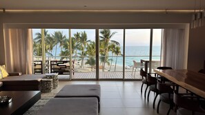 Living area - Unique Luxury Beachfront Home ~Hotel Zone ~ Beach (Puerto Vallarta)