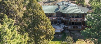 Private 40-Acre Estate with Hot Tub and Lake Views