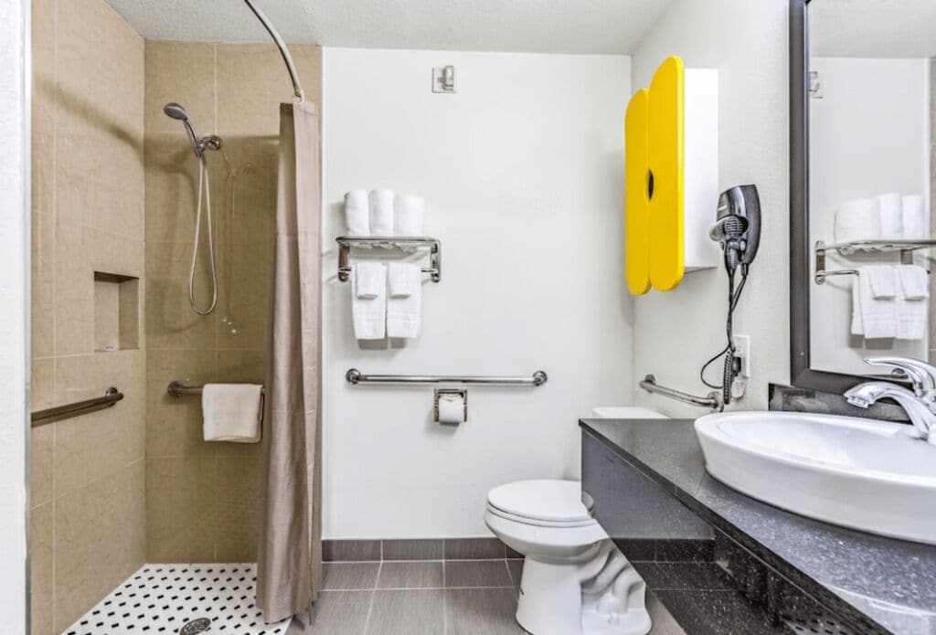 Towels, soap, toilet paper