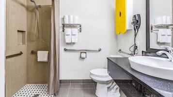 Towels, soap, toilet paper