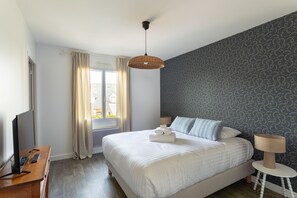 Iron/ironing board, free WiFi, bed sheets - Rose du désert - Maison plein pied (Cancale)