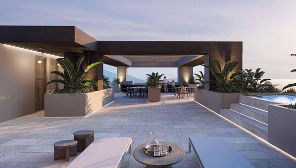 Outdoor dining - Nuruma Suites (Magdalena)