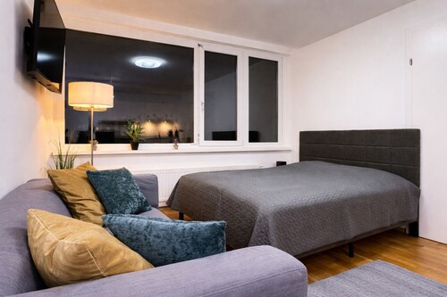 Wohnen am Fluss im City Apartment Linz Donaublick - Cafe & WLAN, Self-checkin