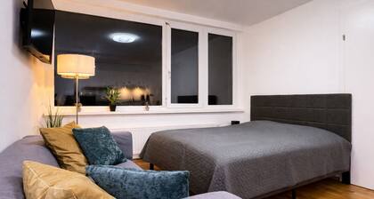 Wohnen am Fluss im City Apartment Linz Donaublick - Cafe & WLAN, Self-checkin