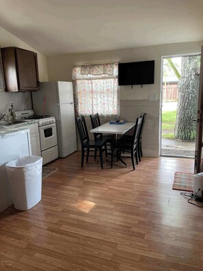 Private kitchen - Charming Lake Huron Cottage | Pavilion + Firepit (Iosco County)