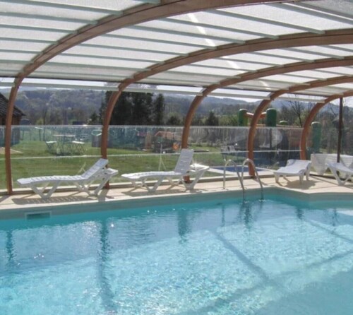 ZEcamping 3 étoiles piscine couverte tente 6m2 2 pers
