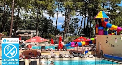 ZEcamping 3* piscine chauffée toboggans cottage 28m2 4 pers
