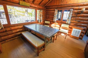 Dining - Peaceful Lakeside Cabin on Minerva Lake-Camp 9 (Olmstedville)
