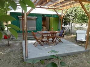 Opções para refeição ao ar livre