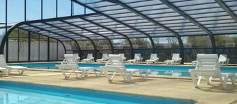 ZEcamping 3* animé piscine couverte locatif BBQ 20m2 5 pers