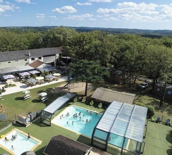Indoor pool, a heated pool