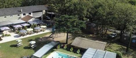 Indoor pool, a heated pool