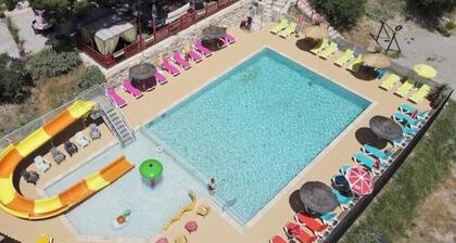 ZEcamping 3* familial parc aquatique dog friendly fitness cabane 46m2