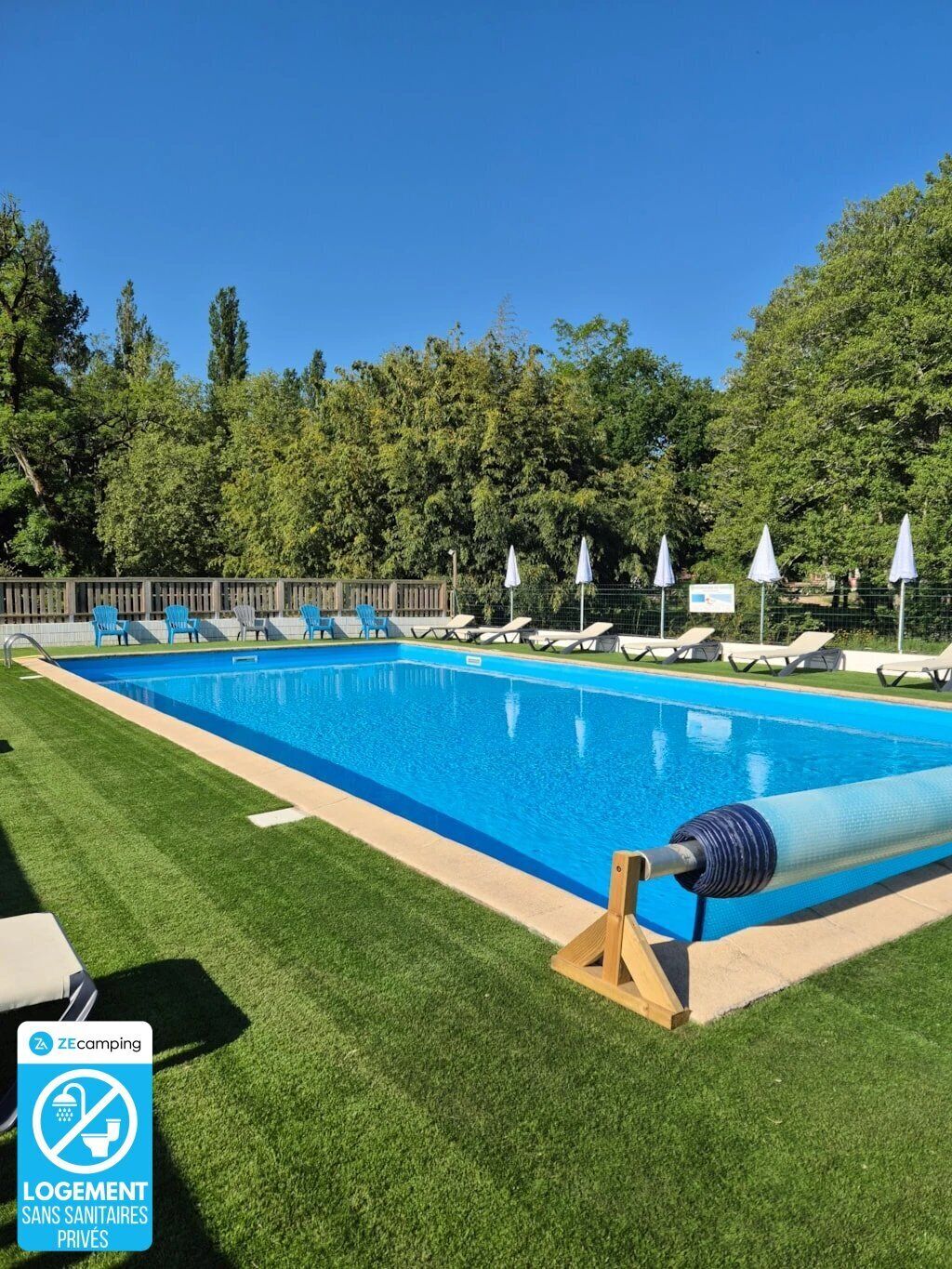 Una piscina riscaldata