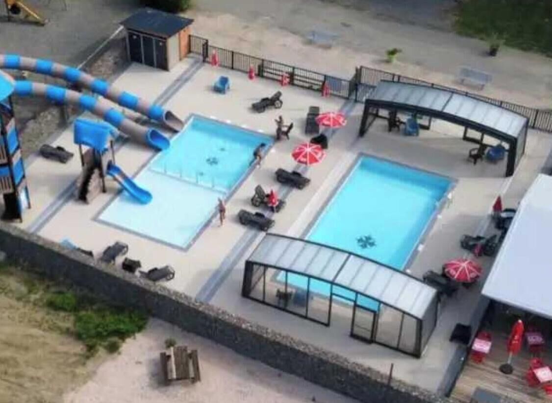 Indoor pool, a heated pool