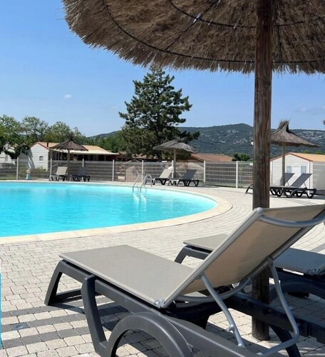 ZEcamping 3 étoiles piscine animaux acceptés chalet 4 pers
