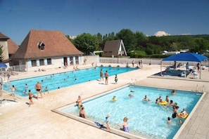 Una piscina riscaldata