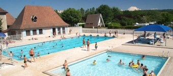 ZEcamping 3 étoiles familial piscine chauffée cabane 2 pers