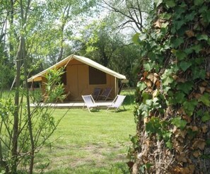 Exterior - ZEcamping 3 étoiles piscine chauffée pataugeoire tente 41m2 4 pers (Vendoire)