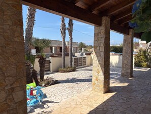 Terrace/patio - Villetta Azzurra - Salento Reservation (Marina di Mancaversa)