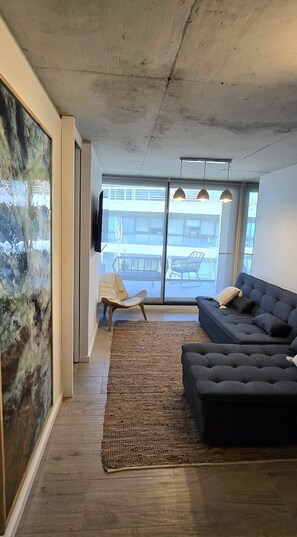 Living area - GLAMOUR+PAZ+AMENITIES PREMIUM frente al Mar (Punta del Este)