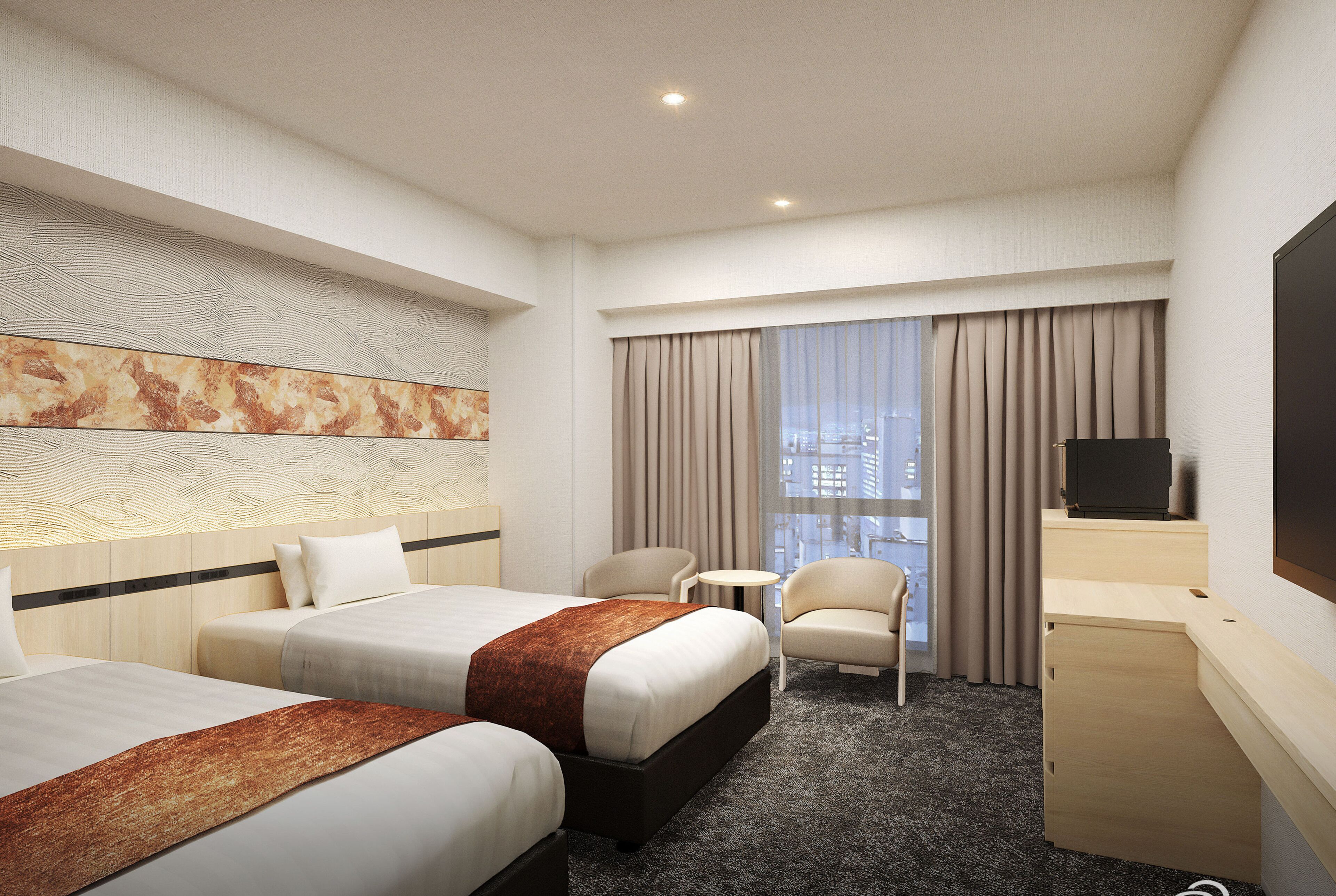 In-room safe, blackout curtains, free WiFi