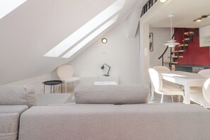 Living area - Kościuszki Luxury Apartment (Katowice)