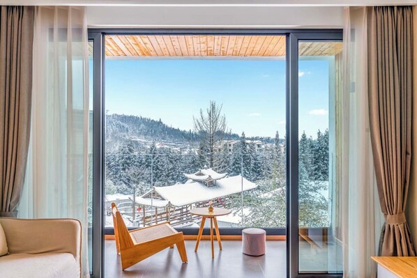 Suite exclusive, vue sur la montagne | Terrasse/patio