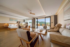 Panoramic-Suite, Bergblick | Wohnbereich