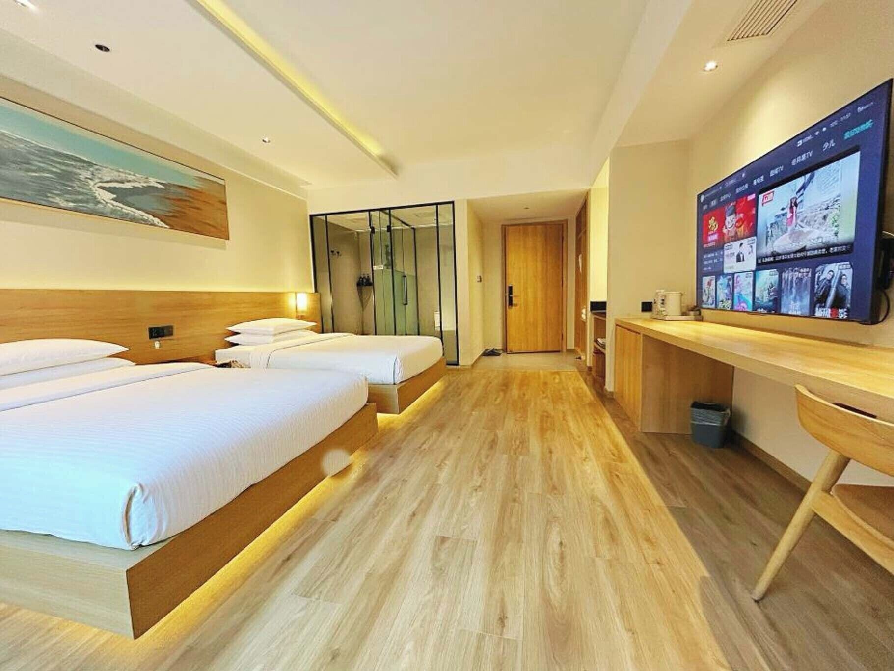 Chambre Confort avec lits jumeaux, vue montagne