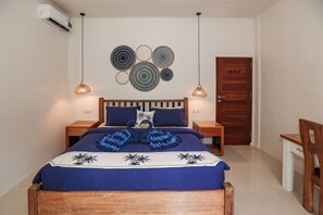 Deluxe tweepersoonskamer, uitzicht op tuin