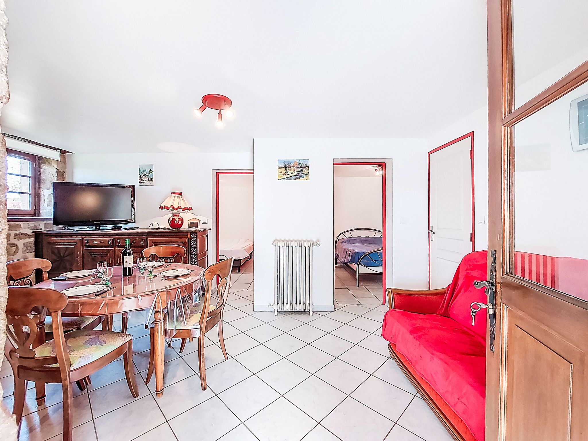 2 slaapkamers, internet