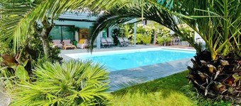 Large air-conditioned family home with private, heated, secure swimming pool