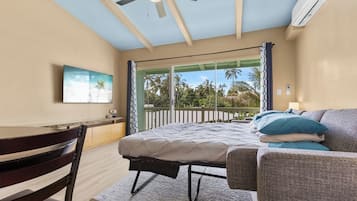 Desk, iron/ironing board, travel crib, WiFi