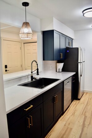 Private kitchen - Fully Remodeled & Newly Furnished Browne's Addition Condo - Dog Friendly! (Spokane)